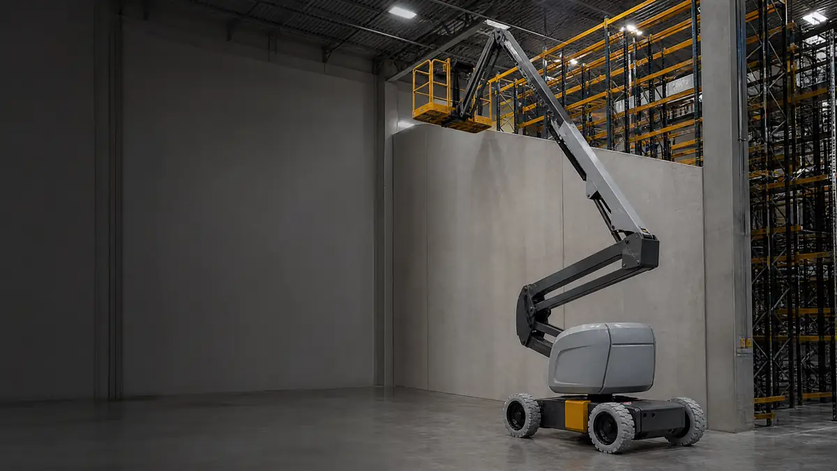 Articulating Boom Lifts jobsite access in Fresno