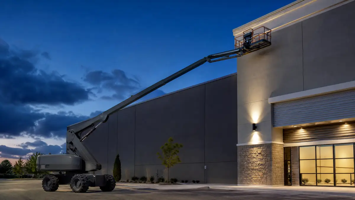 Telescopic Boom Lifts jobsite access in Fresno