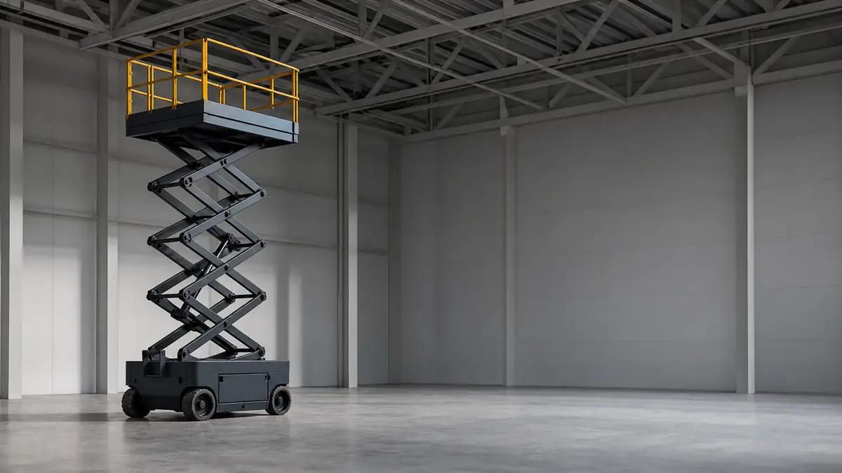 Electric Scissor Lifts jobsite access in Fresno